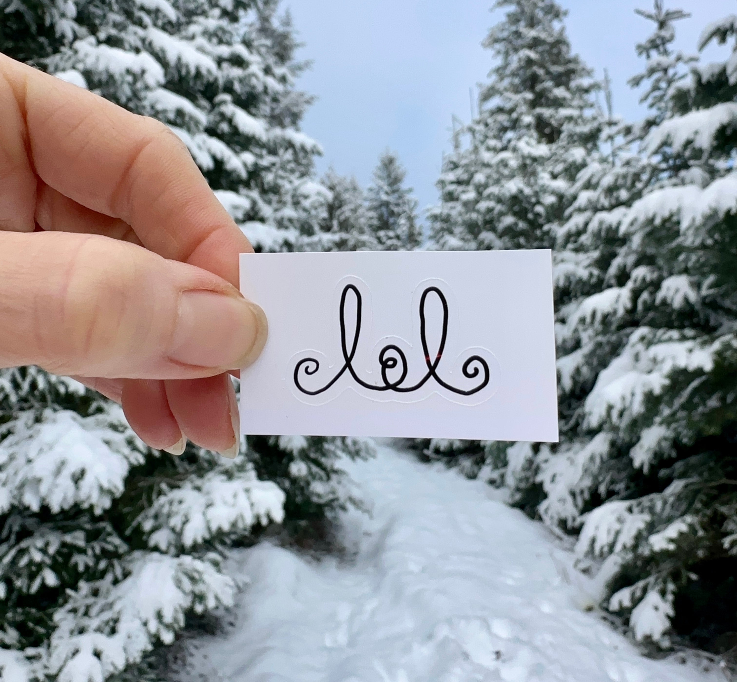 BioGeometry Die-Cut Sticker: Angelic Signature