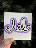 BioGeometry Drawing: Angelic Signature (Purple)