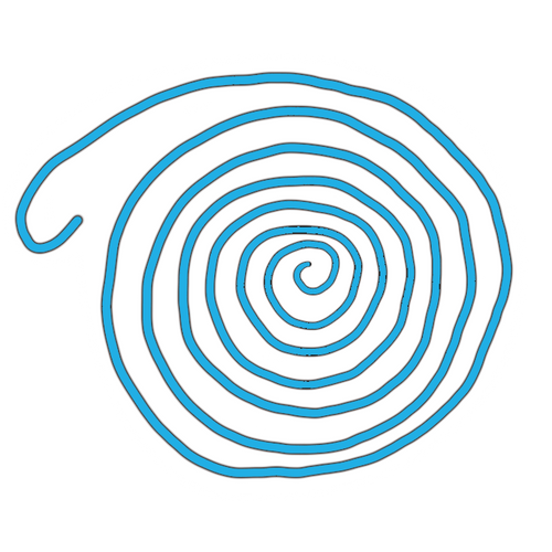 BioGeometry Die-Cut Sticker: Blood Vessels - Vasoconstrictor