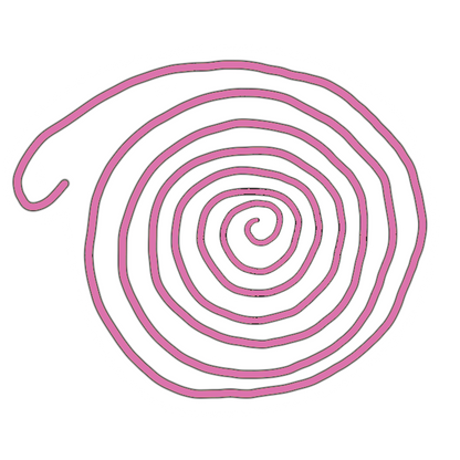 BioGeometry Die-Cut Sticker: Blood Vessels - Vasoconstrictor