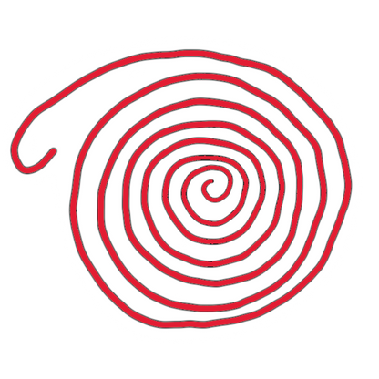BioGeometry Die-Cut Sticker: Blood Vessels - Vasoconstrictor