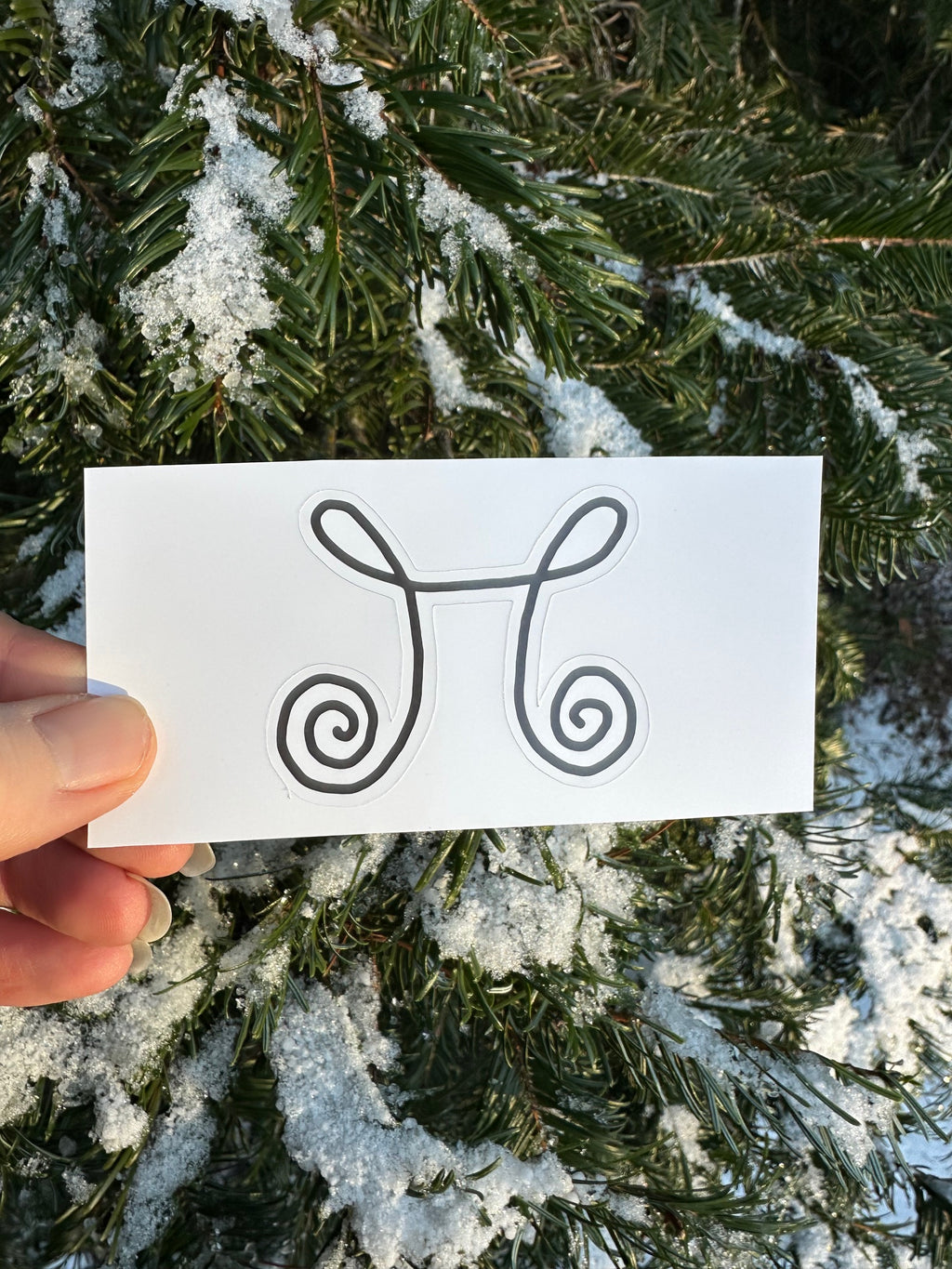 BioGeometry Die-Cut Sticker: Brain 4