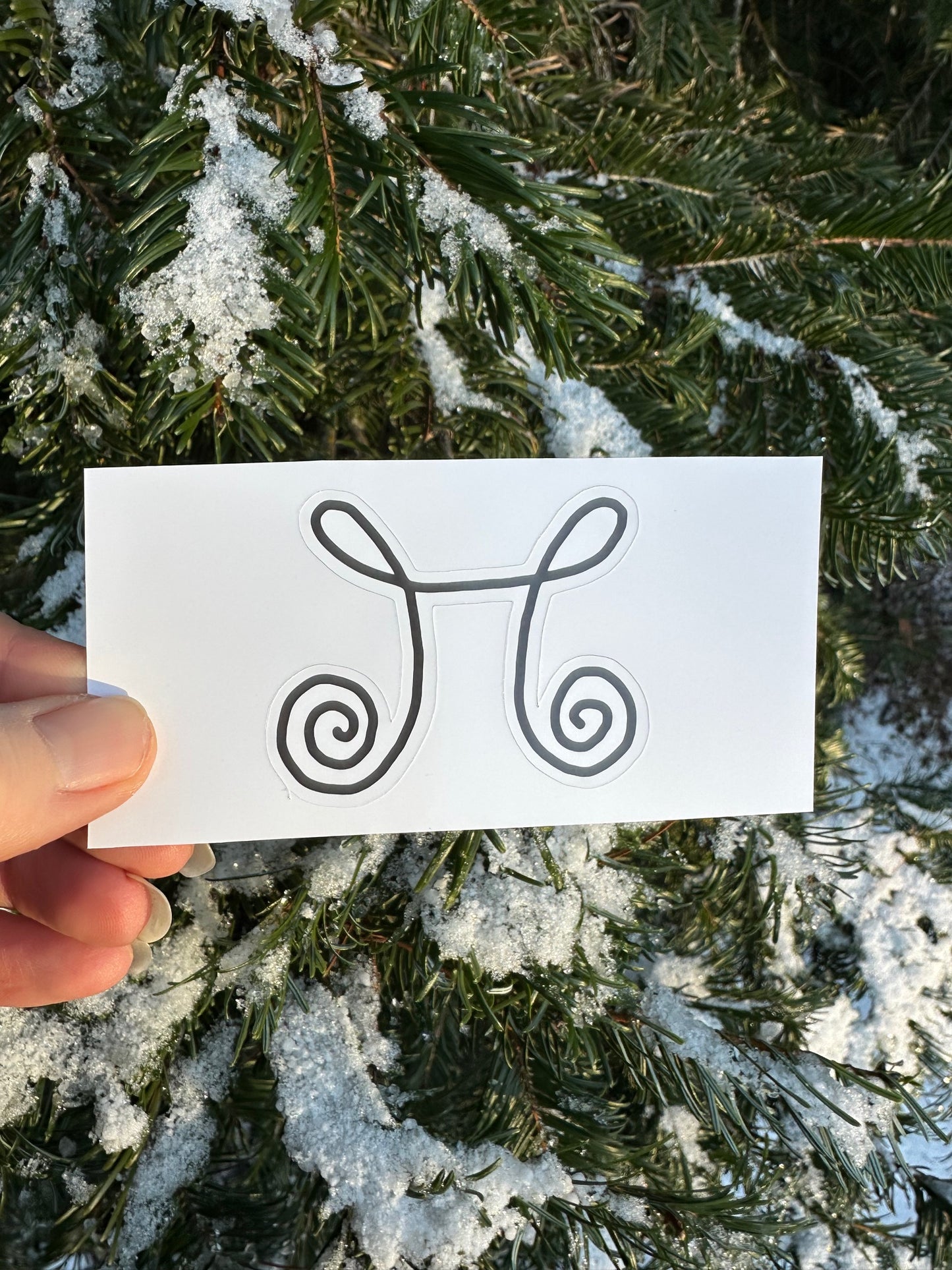BioGeometry Die-Cut Sticker: Brain 4