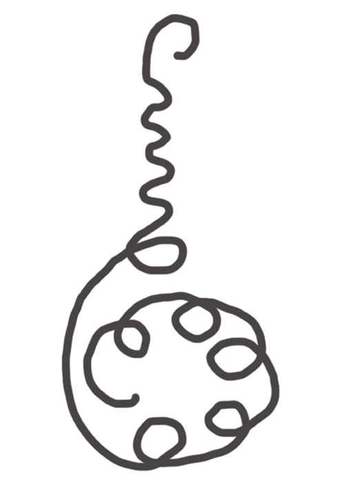 BioGeometry Die-Cut Sticker: Cancer Support 1