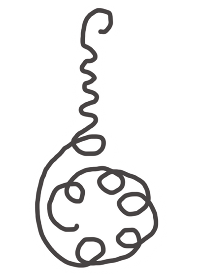 BioGeometry Die-Cut Sticker: Cancer Support 1