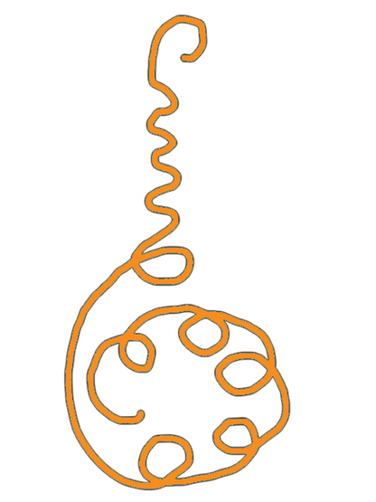 BioGeometry Die-Cut Sticker: Cancer Support 1