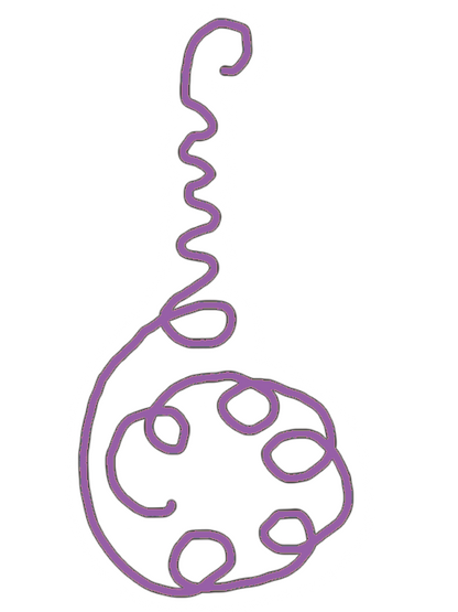 BioGeometry Die-Cut Sticker: Cancer Support 1