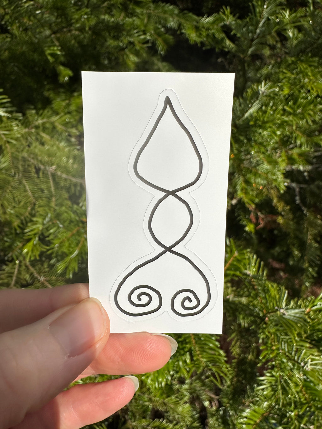 BioGeometry Die-Cut Sticker: Electro-Sensitivity Support - Wireless