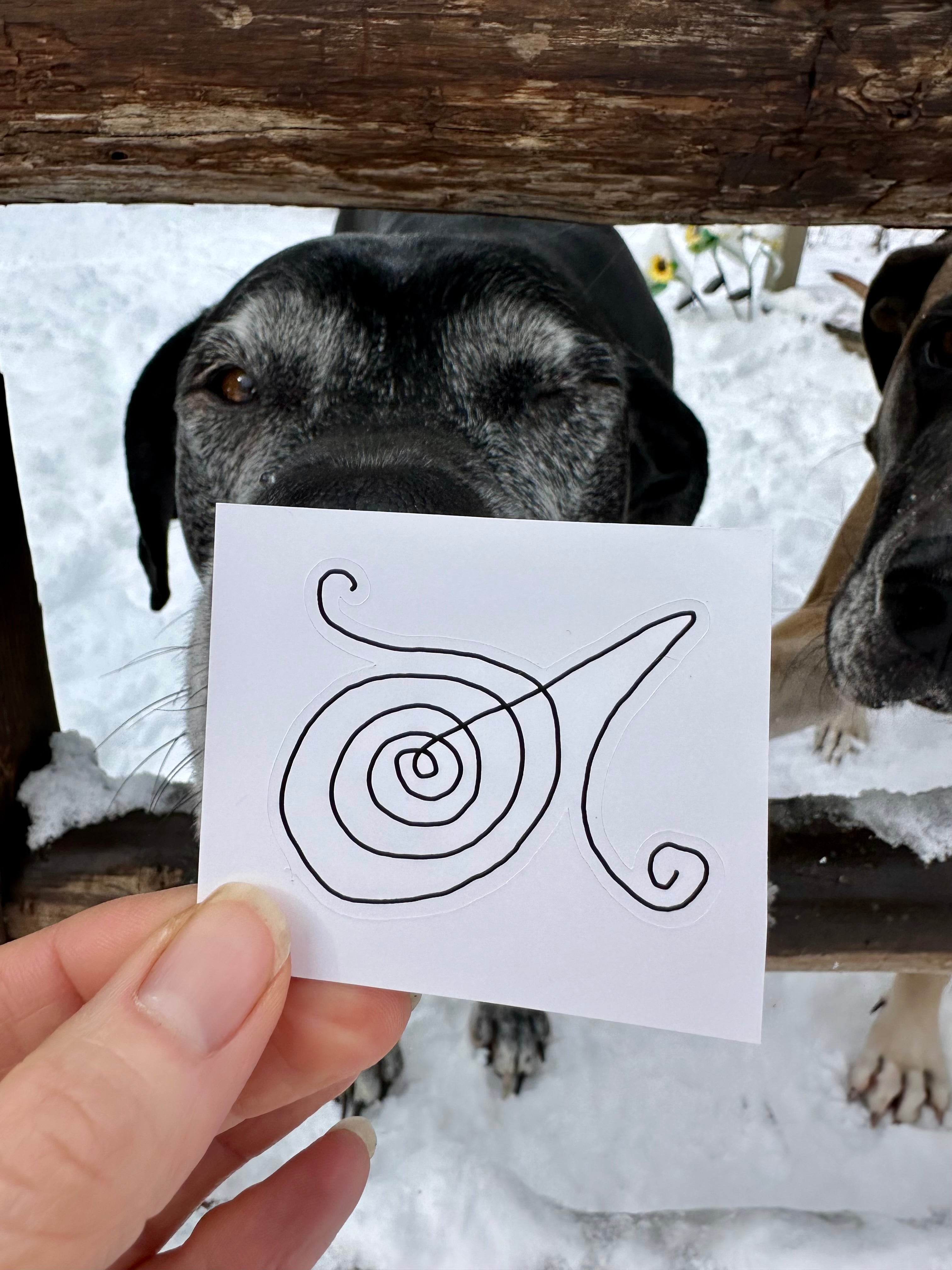 BioGeometry Die-Cut Sticker: Eyes 13