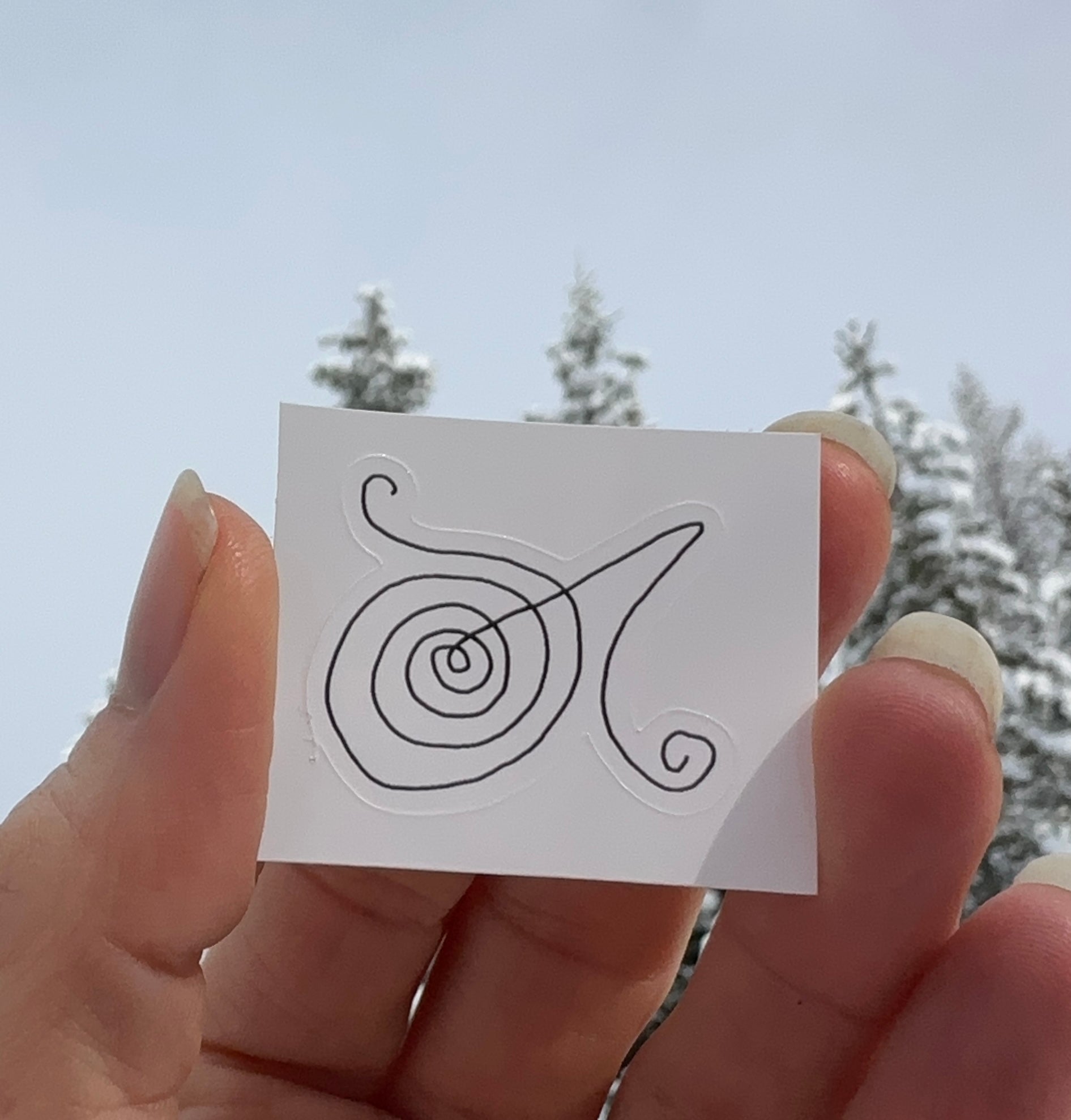 BioGeometry Die-Cut Sticker: Eyes 13