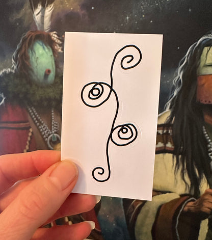 BioGeometry Die-Cut Sticker: General Balance 2