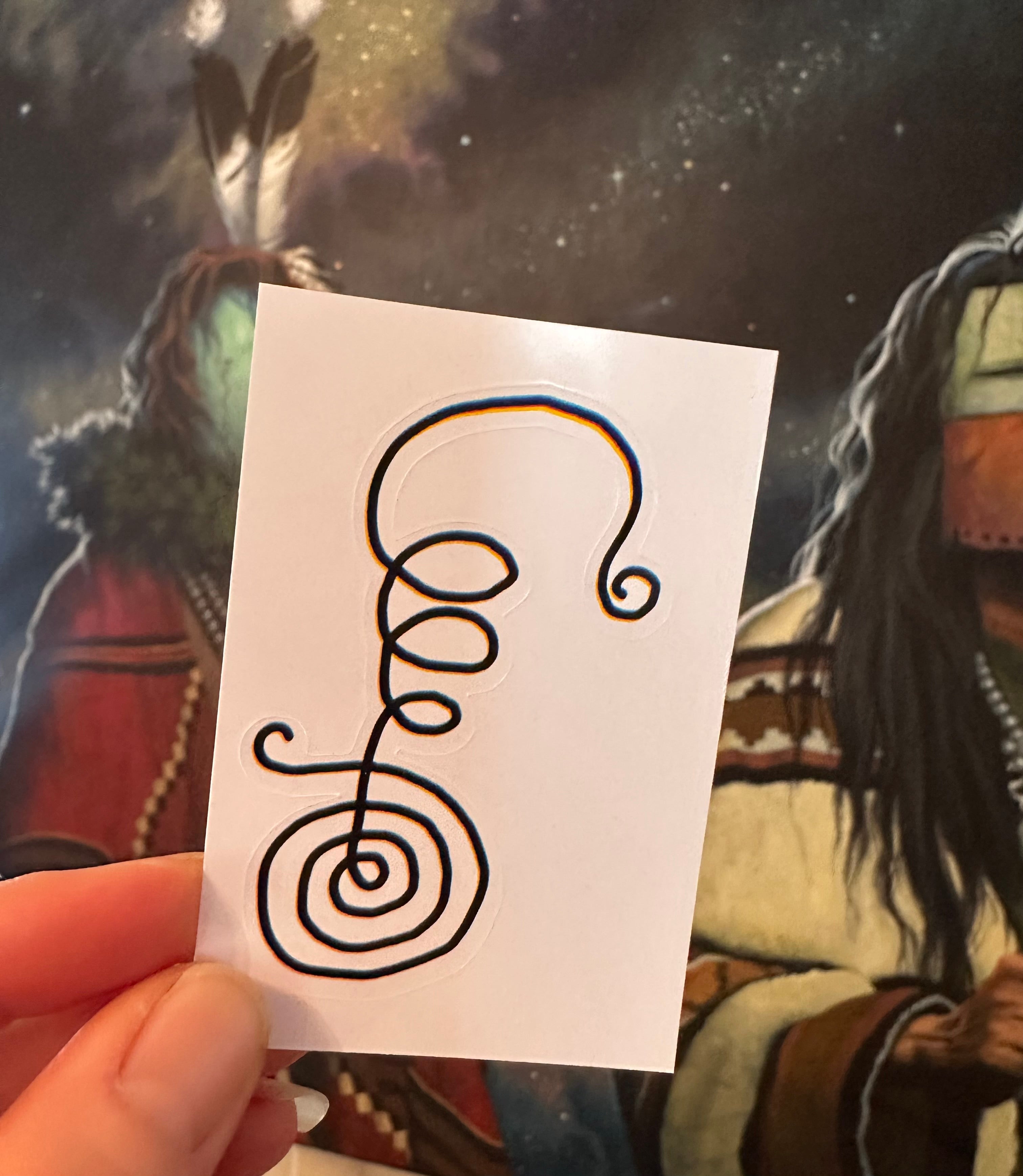 BioGeometry Die-Cut Sticker: Headaches - Migraines