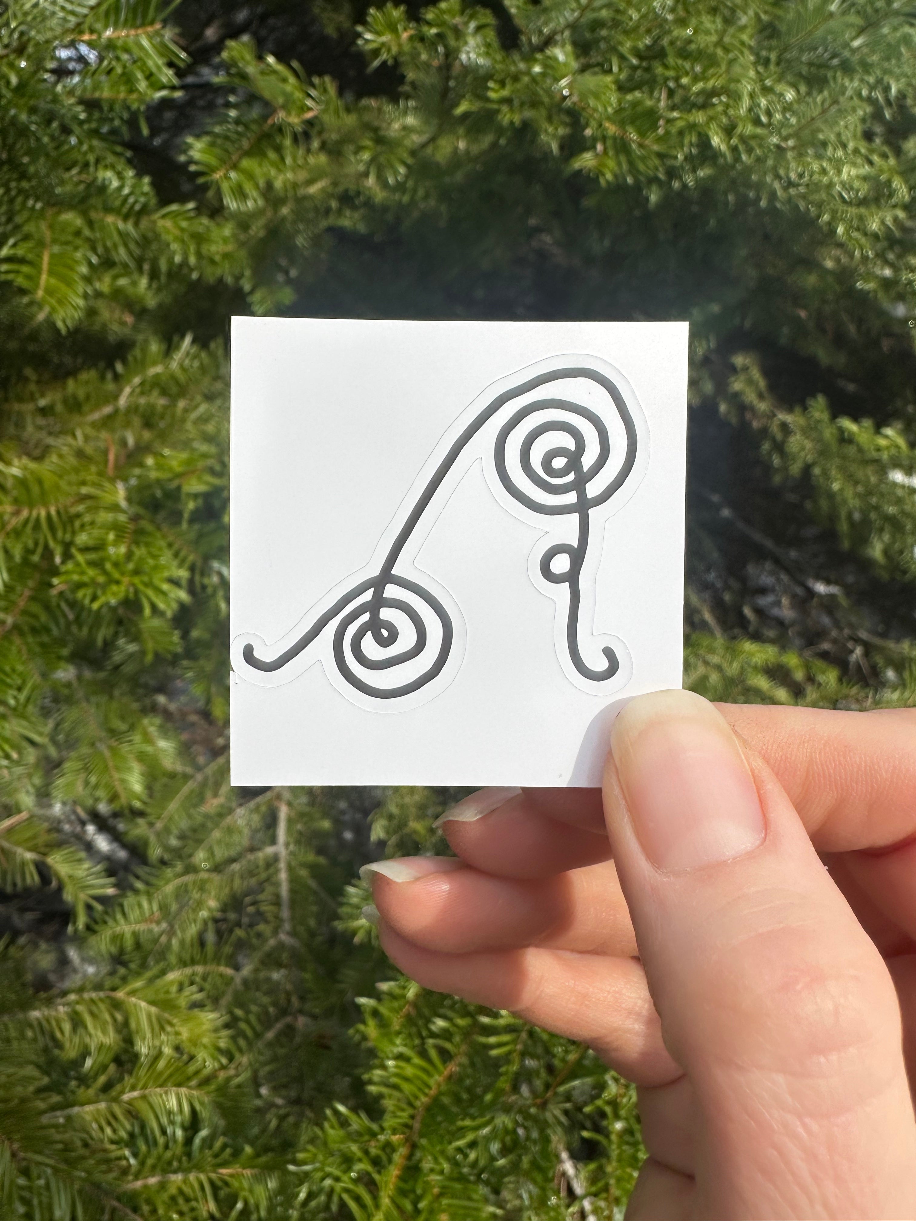 BioGeometry Die-Cut Sticker: Headaches 1