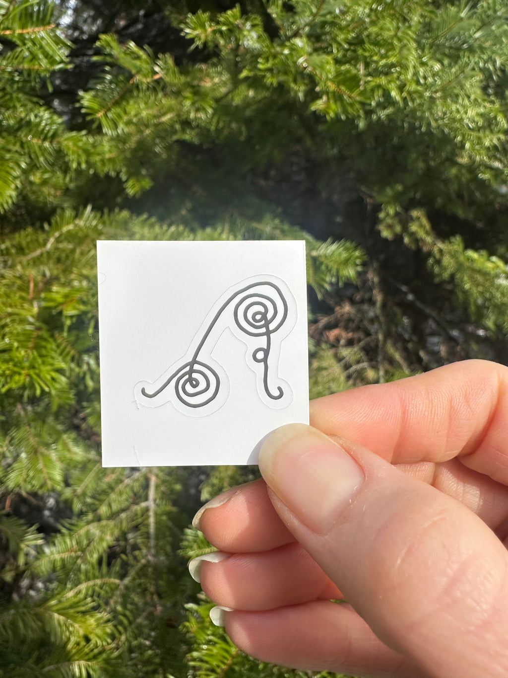 BioGeometry Die-Cut Sticker: Headaches 1