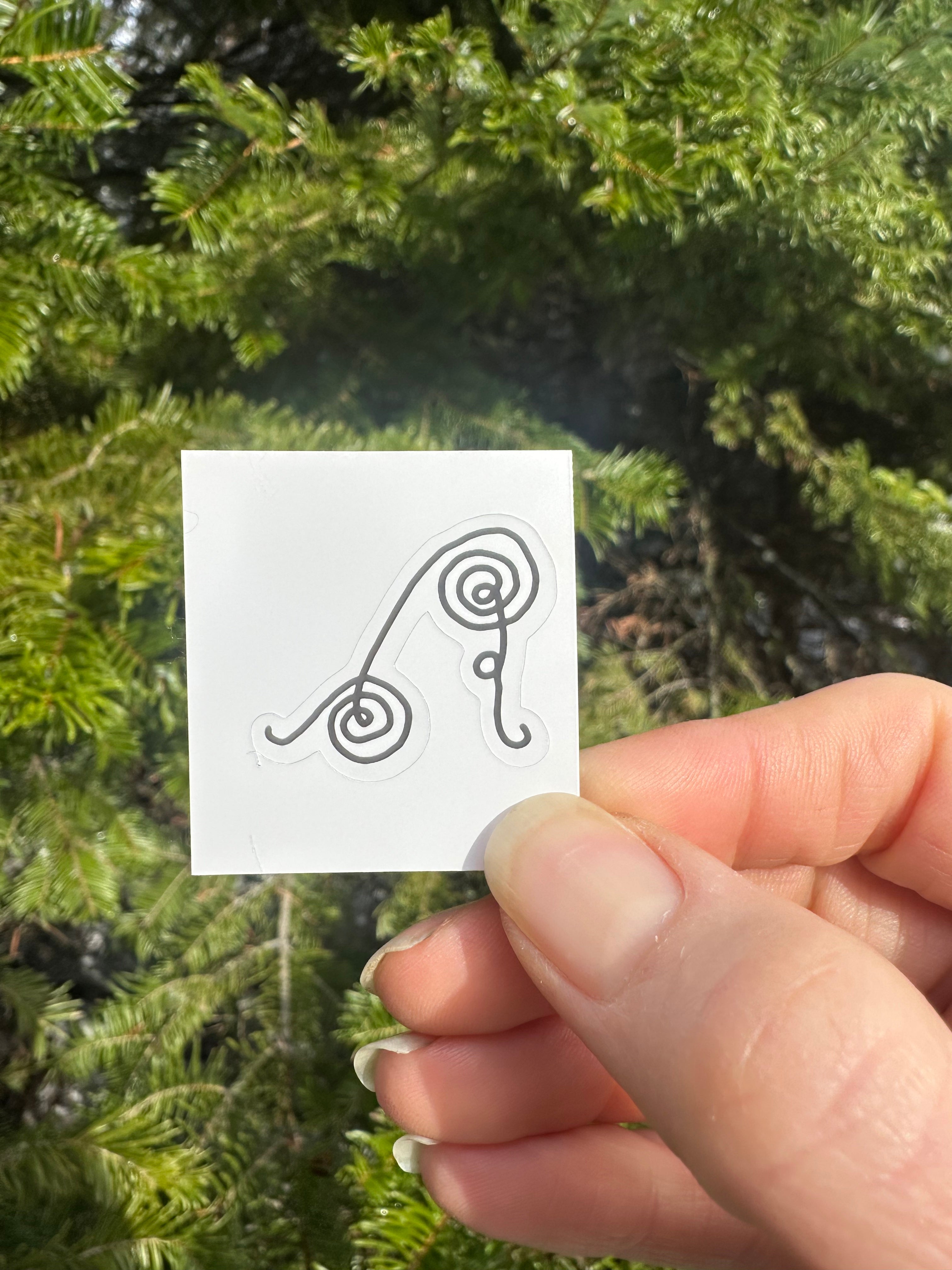 BioGeometry Die-Cut Sticker: Headaches 1