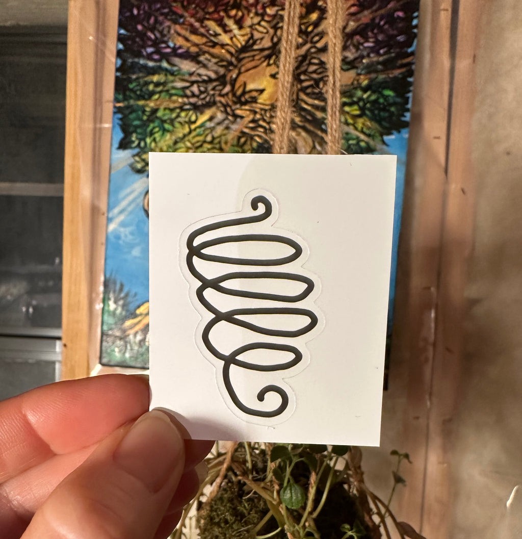 BioGeometry Die-Cut Sticker: Intestines 3