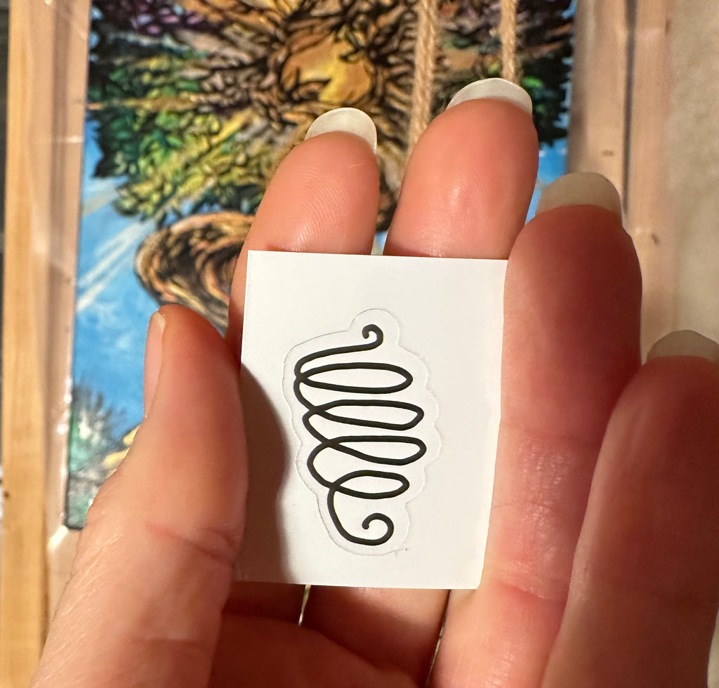 BioGeometry Die-Cut Sticker: Intestines 3