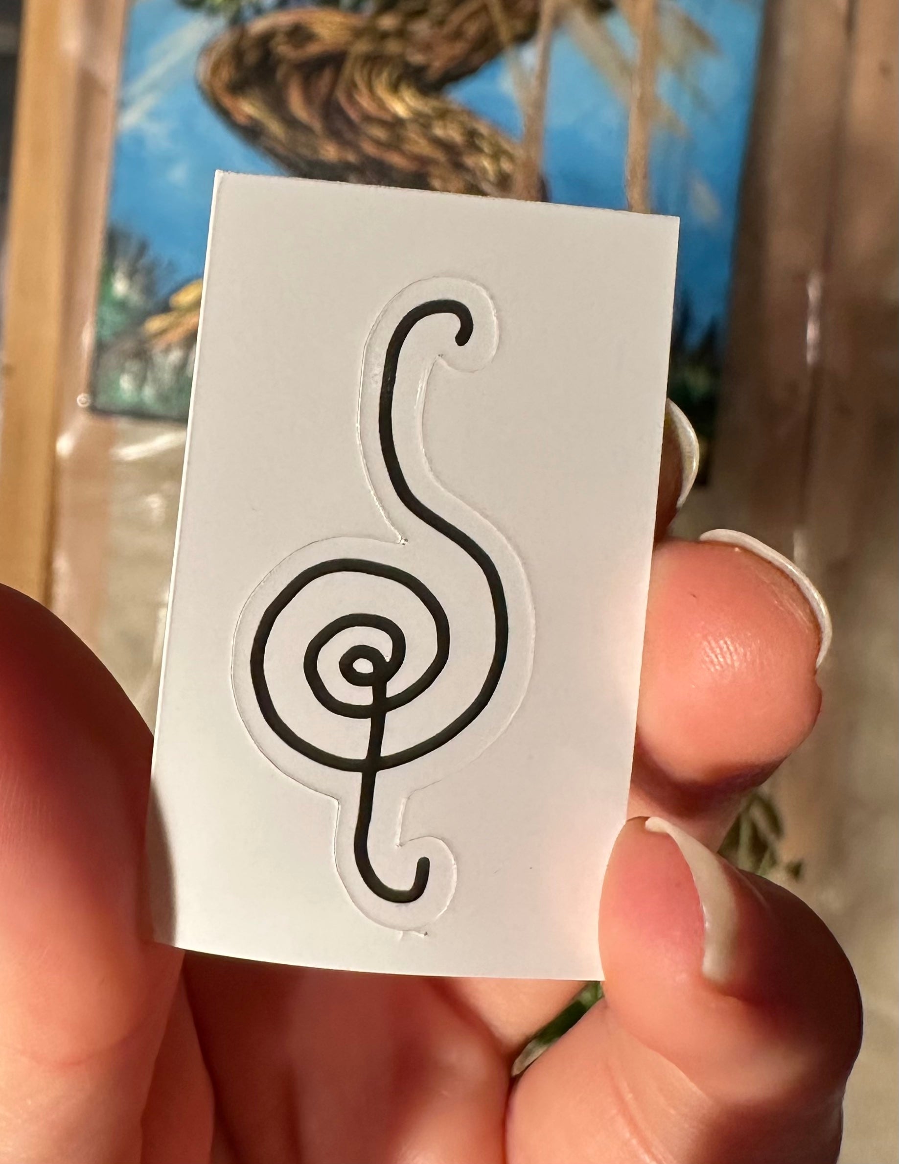 BioGeometry Die-Cut Sticker: Liver 1