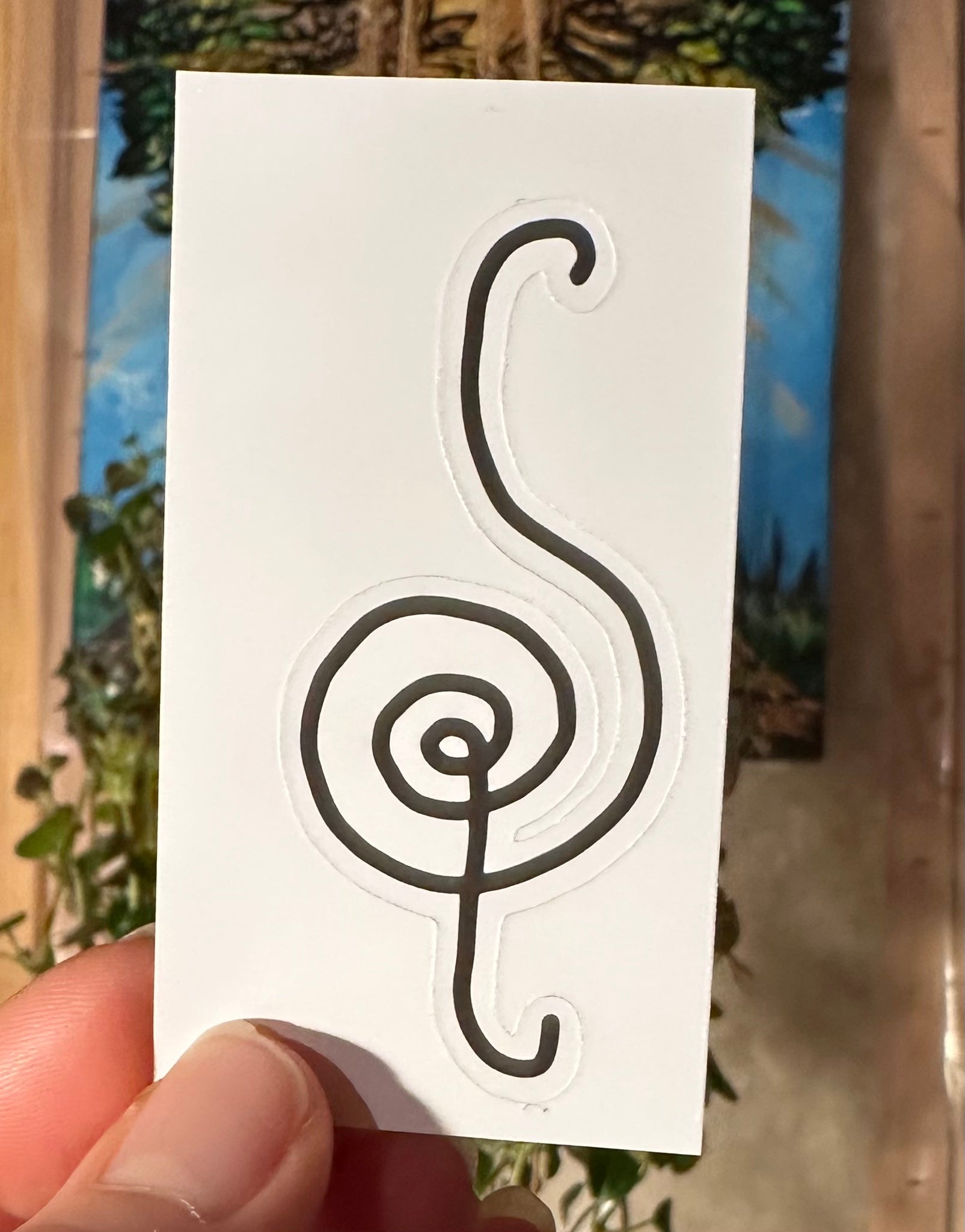 BioGeometry Die-Cut Sticker: Liver 1