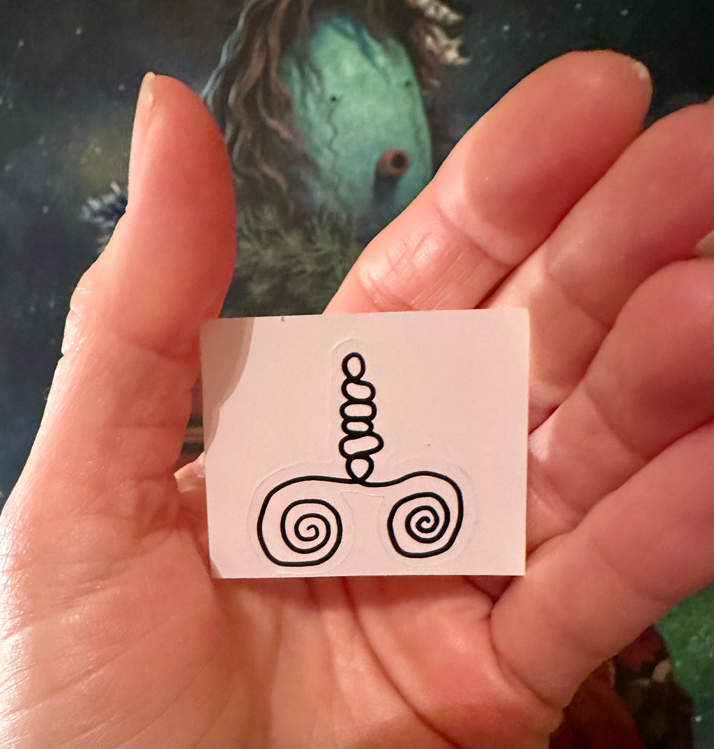 BioGeometry Die-Cut Sticker: Lungs 1