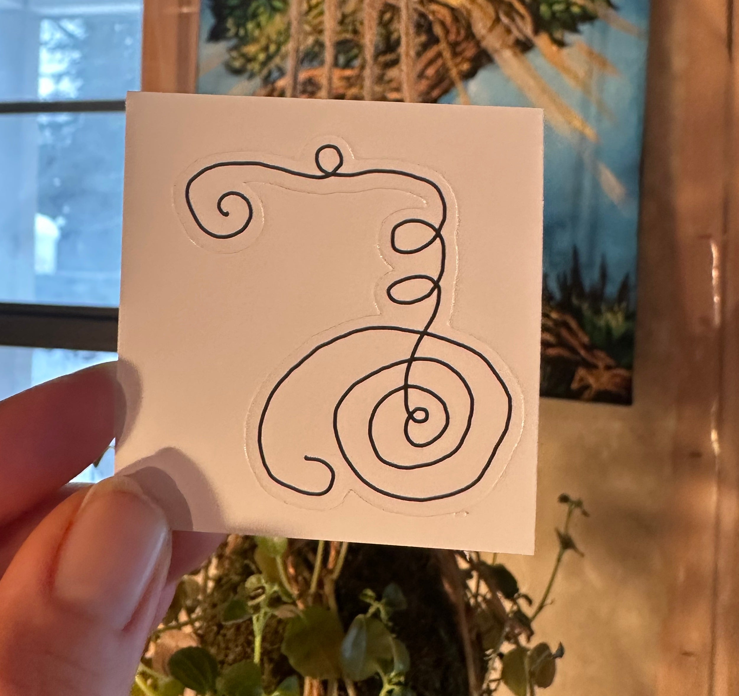 BioGeometry Die-Cut Sticker: Skin 5