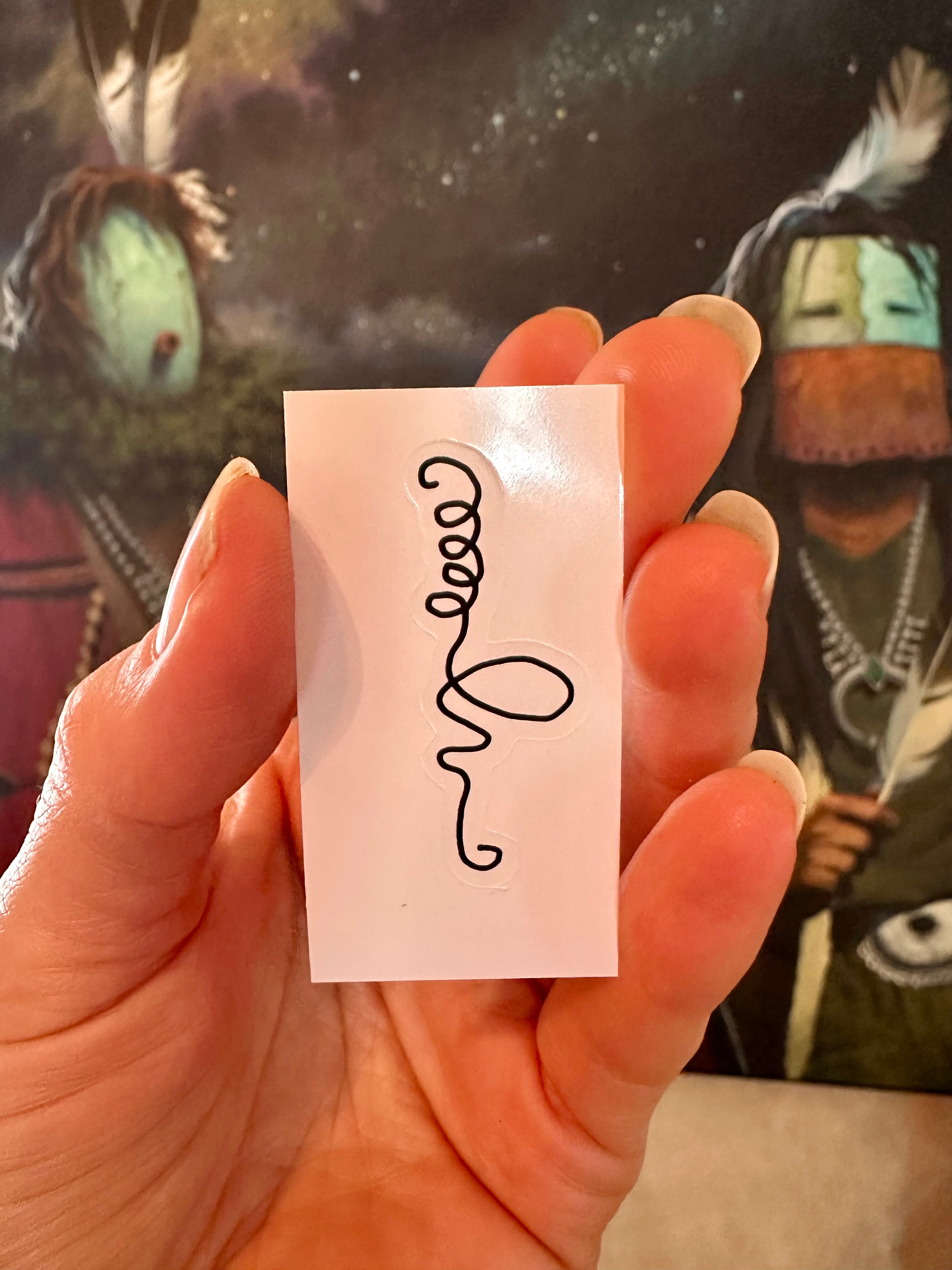 BioGeometry Die-Cut Sticker: Stomach & Esophagus