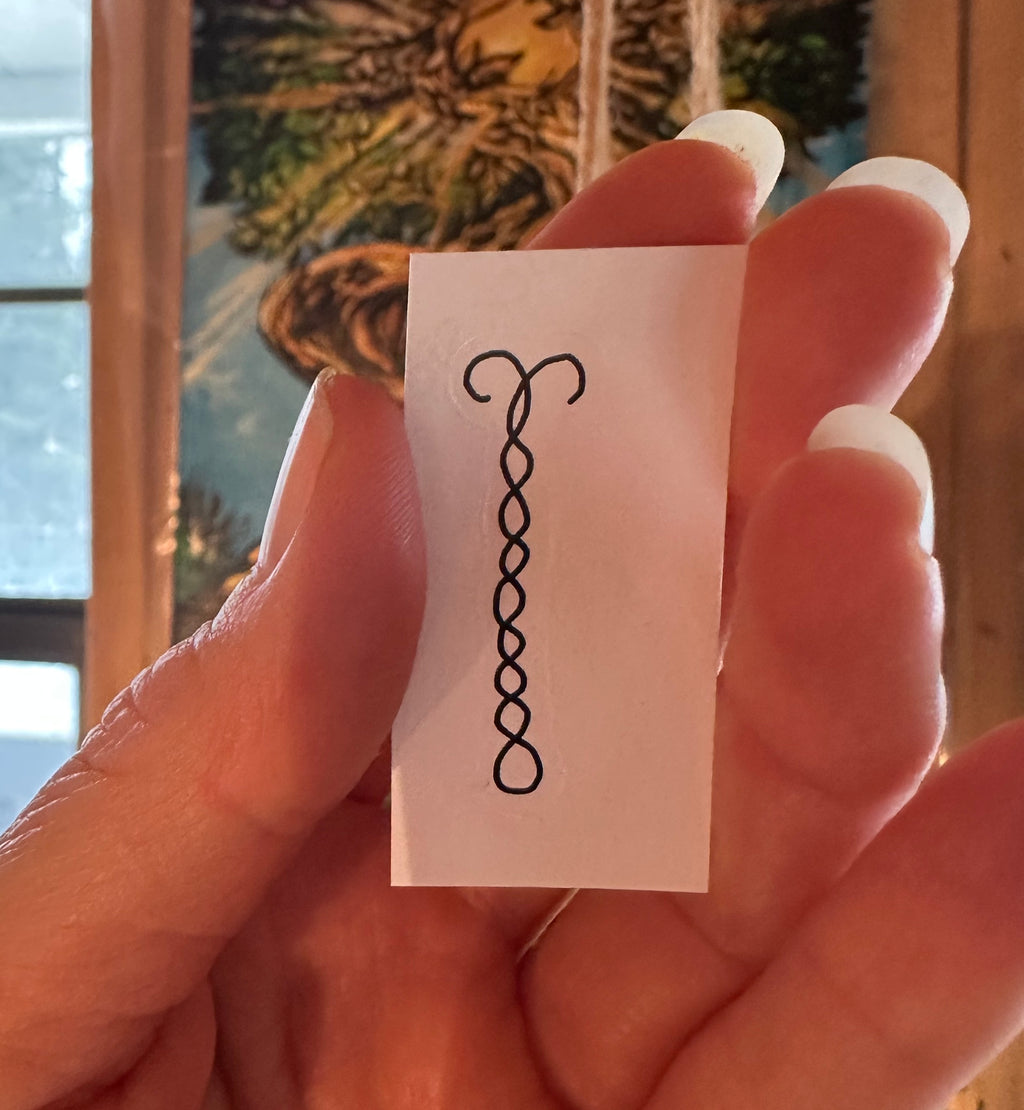 BioGeometry Die-Cut Sticker: Throat 2