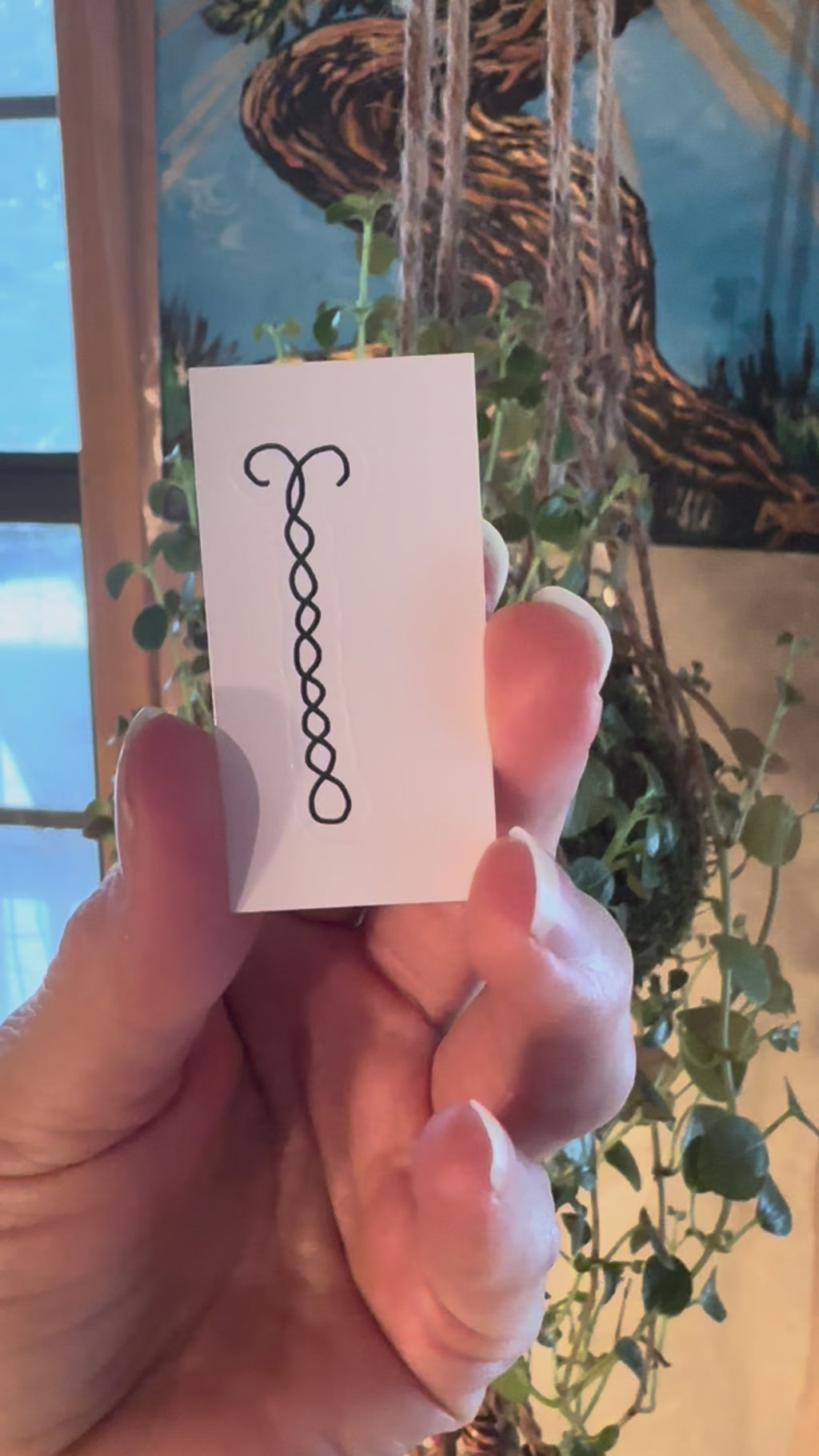 BioGeometry Die-Cut Sticker: Throat 2