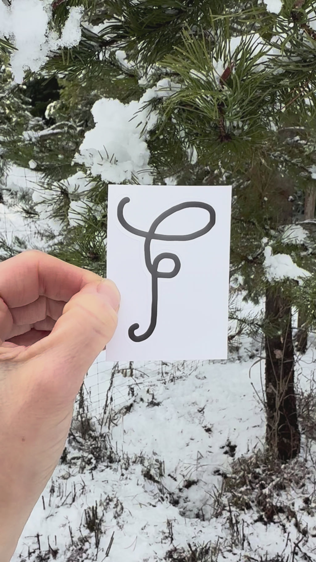 BioGeometry Die-Cut Sticker: Hip 1