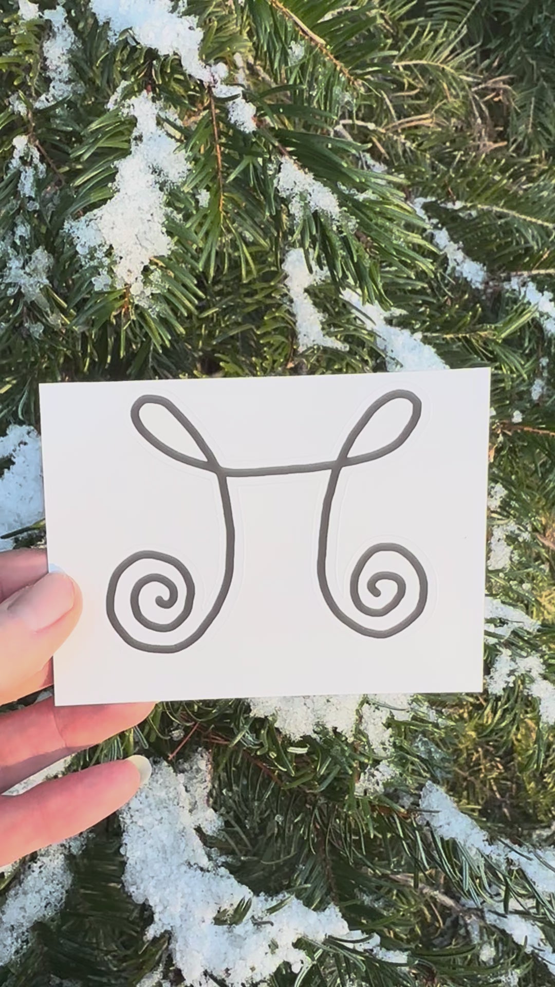 BioGeometry Die-Cut Sticker: Brain 4