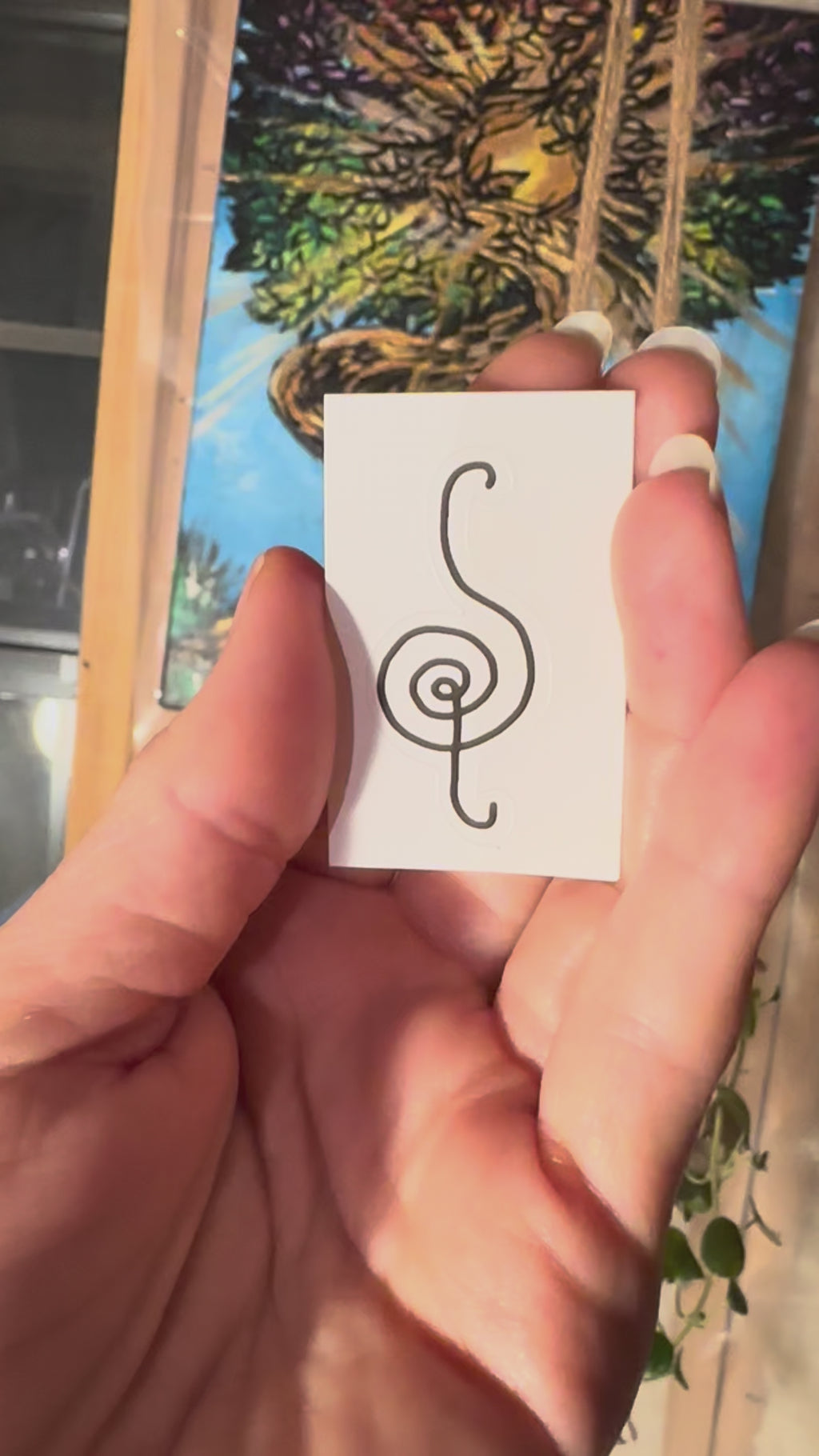 BioGeometry Die-Cut Sticker: Liver 1