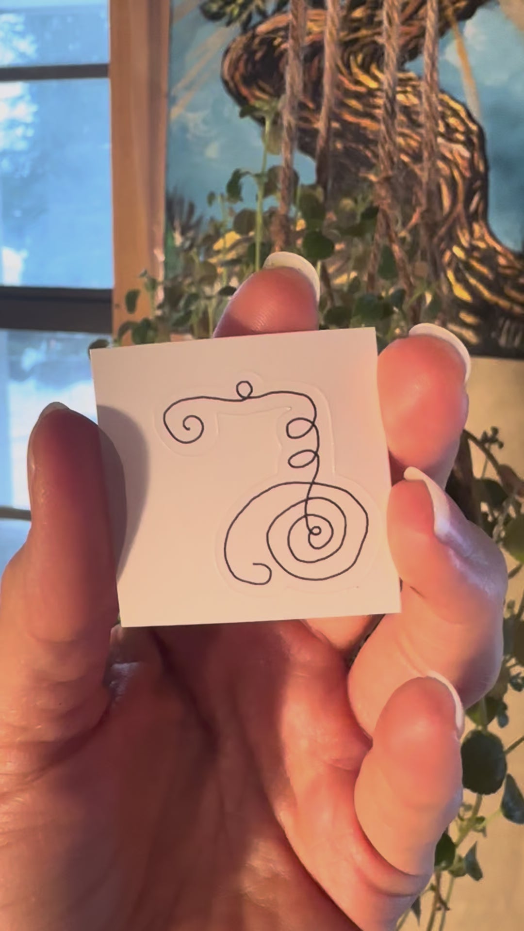 BioGeometry Die-Cut Sticker: Skin 5