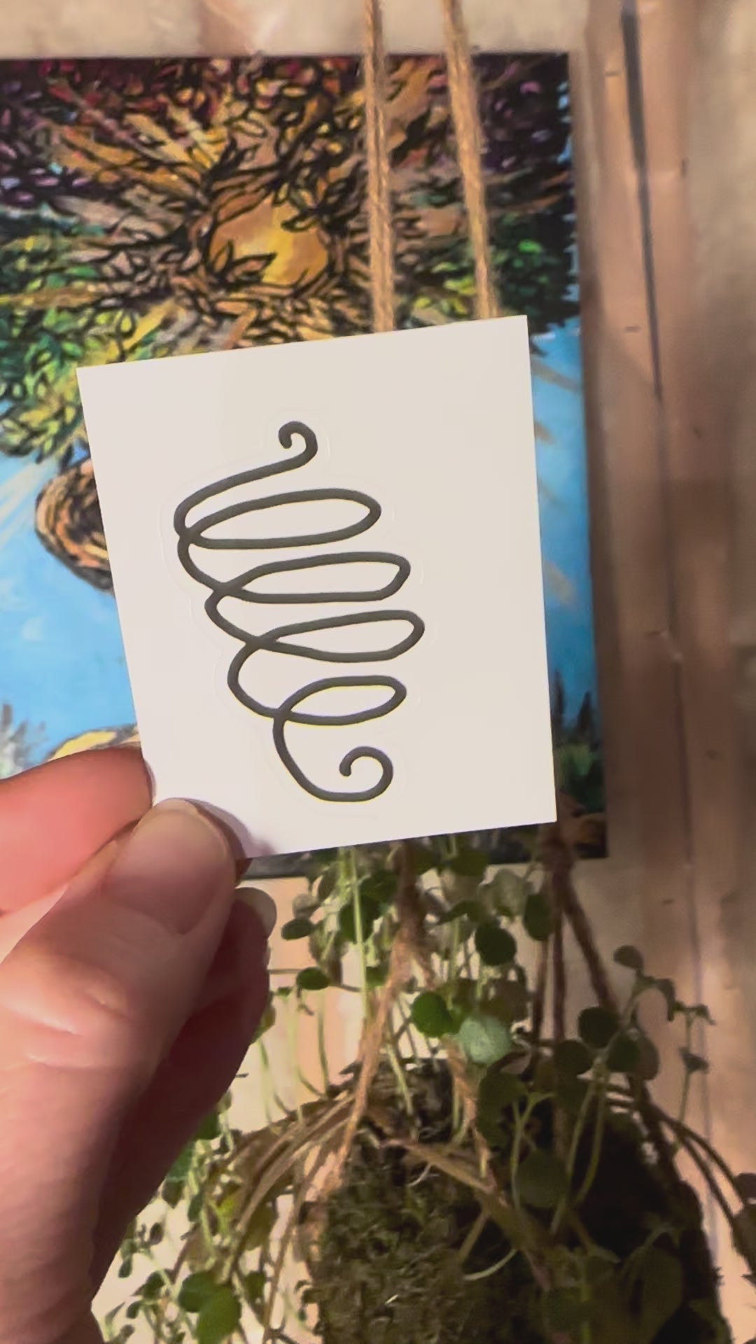 BioGeometry Die-Cut Sticker: Intestines 3