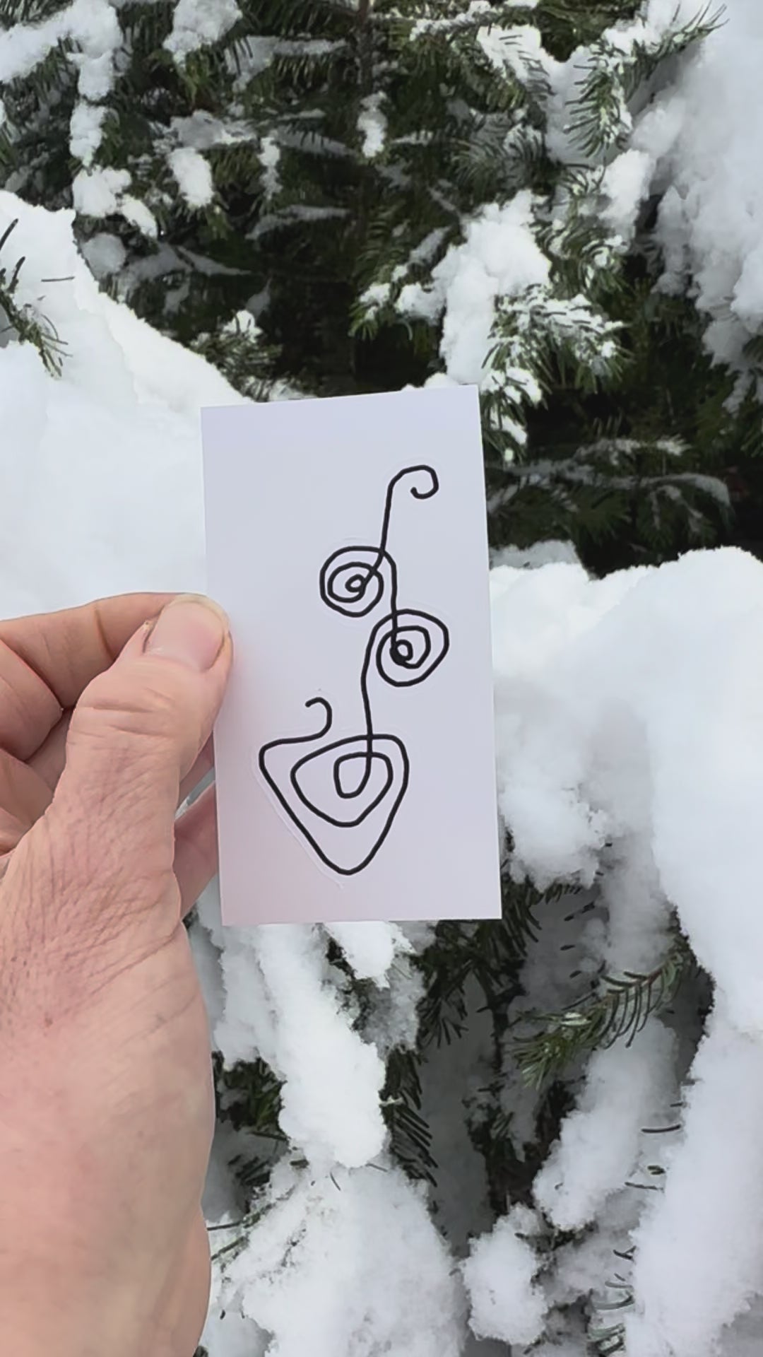 BioGeometry Die-Cut Sticker: Heart 9